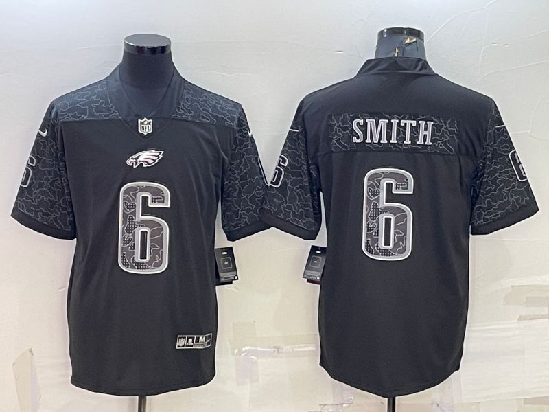 Men Philadelphia Eagles #6 Smith Black Reflector 2022 Nike Limited NFL Jersey->pittsburgh steelers->NFL Jersey